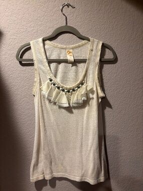 Anthropologie Feminine Tank Top